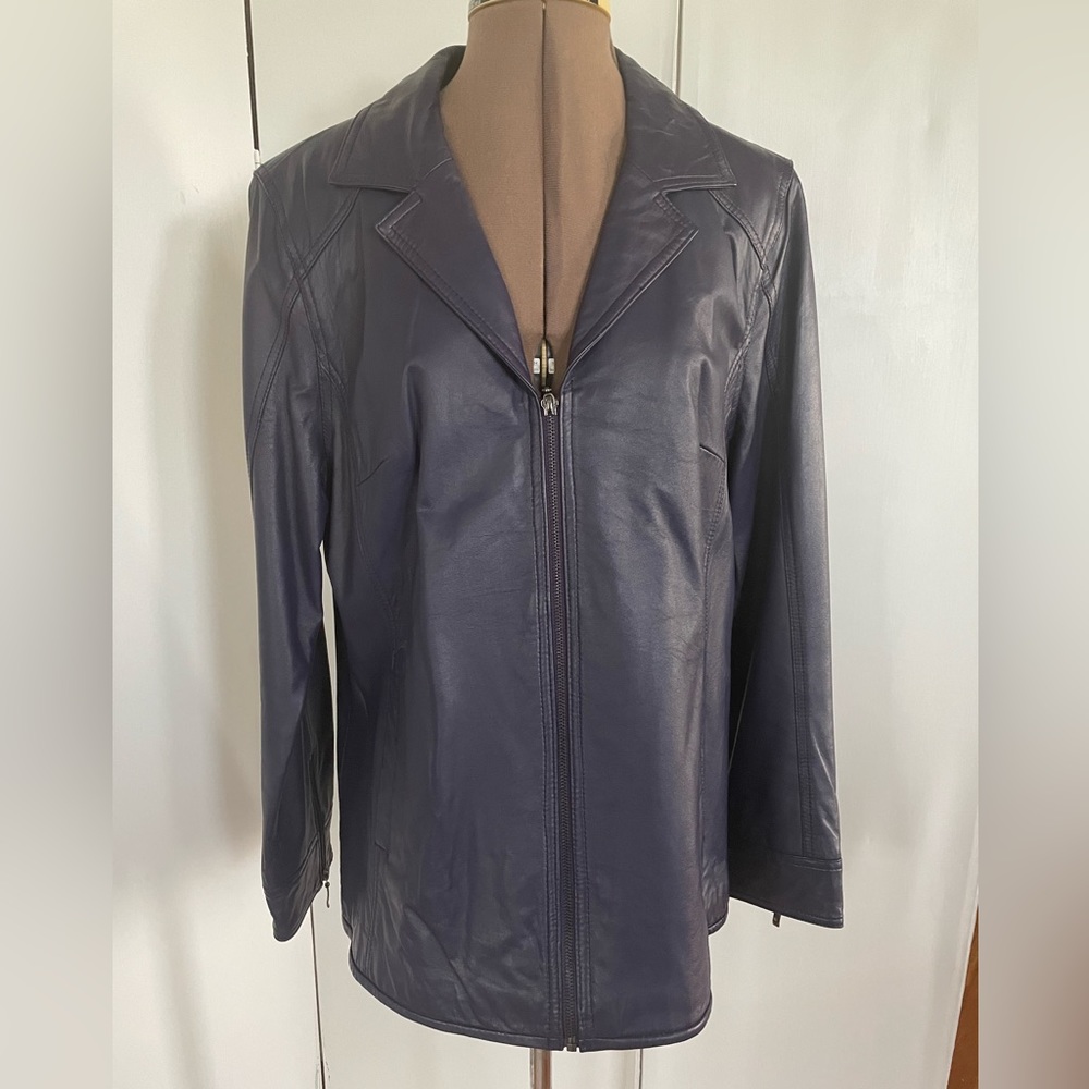 D & Co Women's Leather Jacket